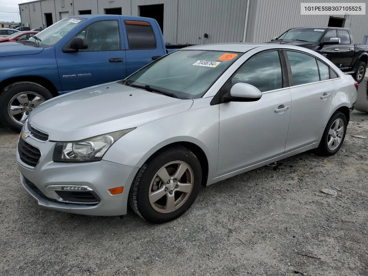 2016 Chevrolet Cruze Limited Lt VIN: 1G1PE5SB3G7105525 Lot: 70498764