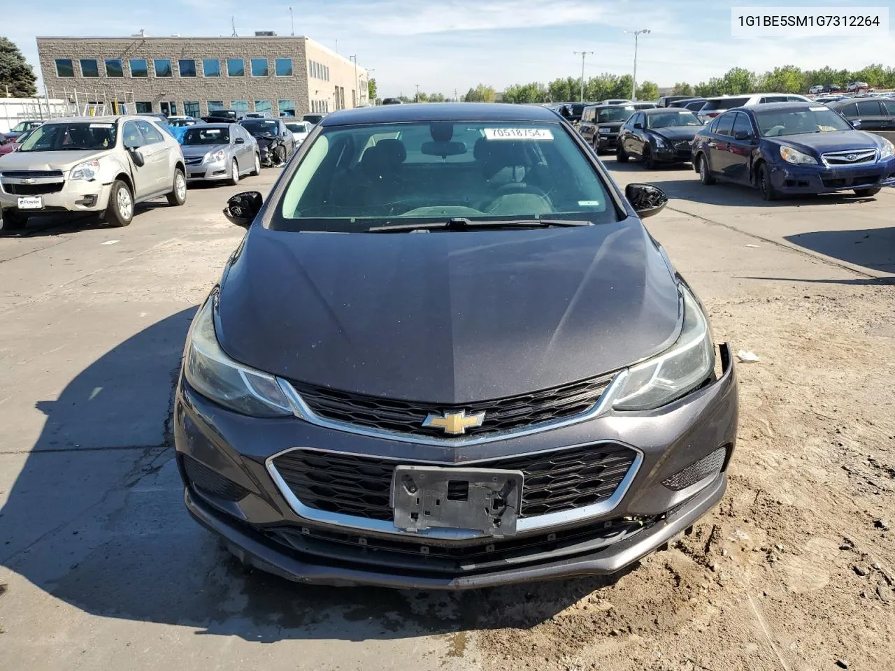 2016 Chevrolet Cruze Lt VIN: 1G1BE5SM1G7312264 Lot: 70518754