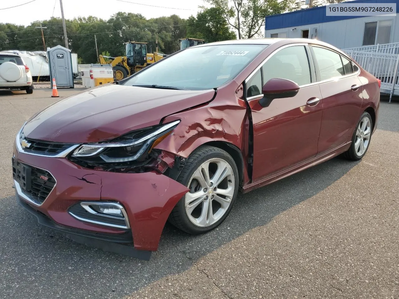 2016 Chevrolet Cruze Premier VIN: 1G1BG5SM9G7248226 Lot: 71052444