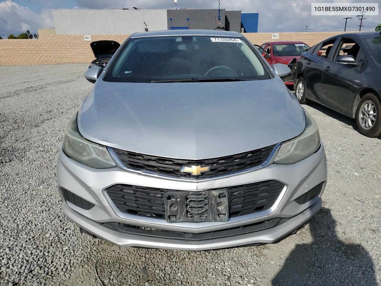 1G1BE5SMXG7301490 2016 Chevrolet Cruze Lt