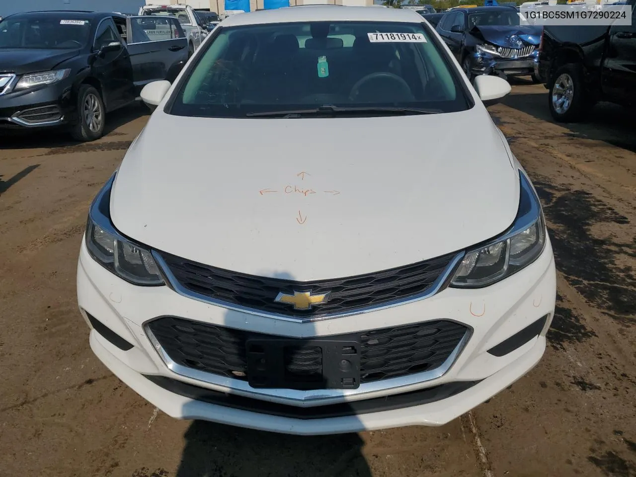 1G1BC5SM1G7290224 2016 Chevrolet Cruze Ls