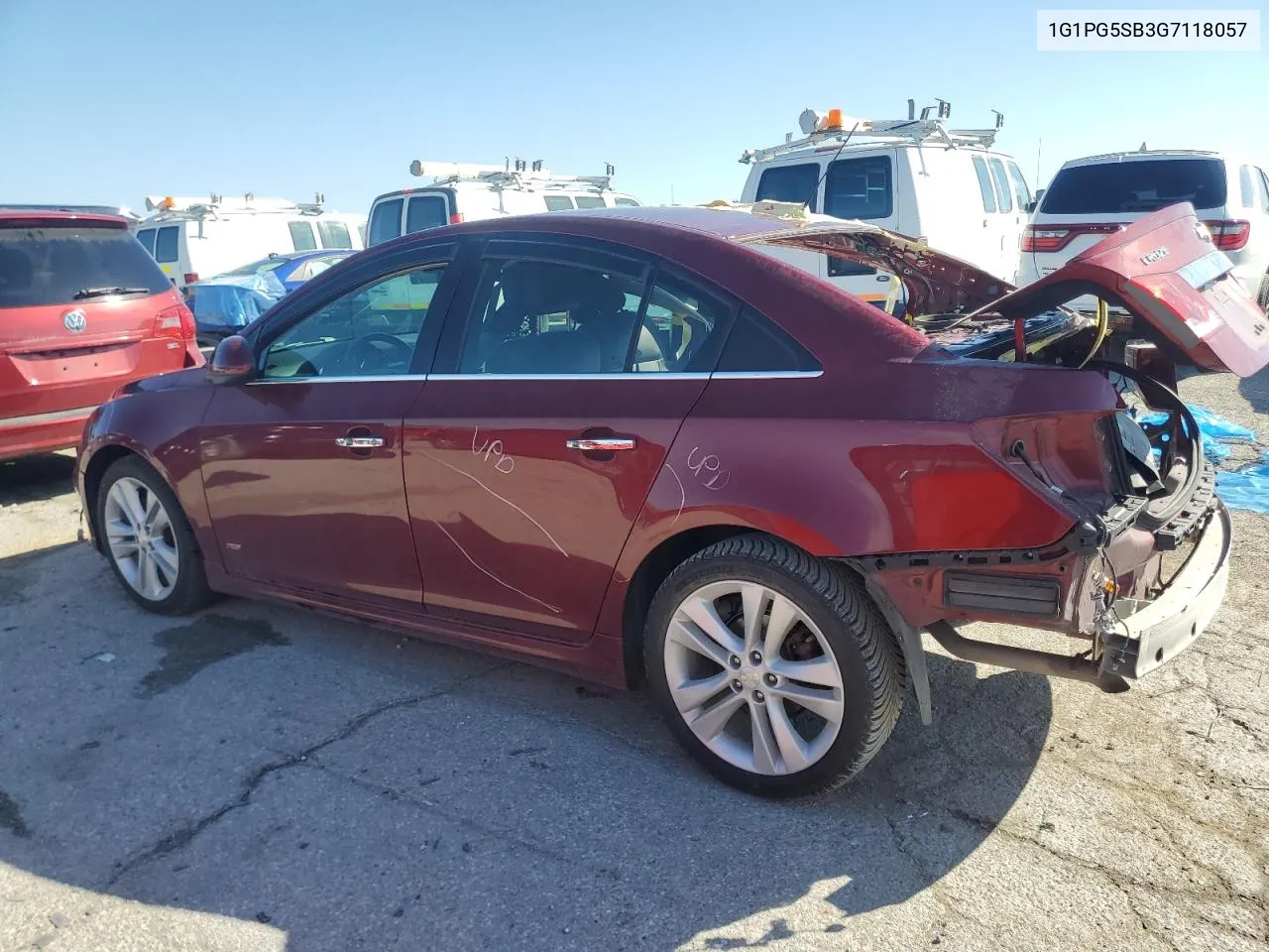 2016 Chevrolet Cruze Limited Ltz VIN: 1G1PG5SB3G7118057 Lot: 71279114