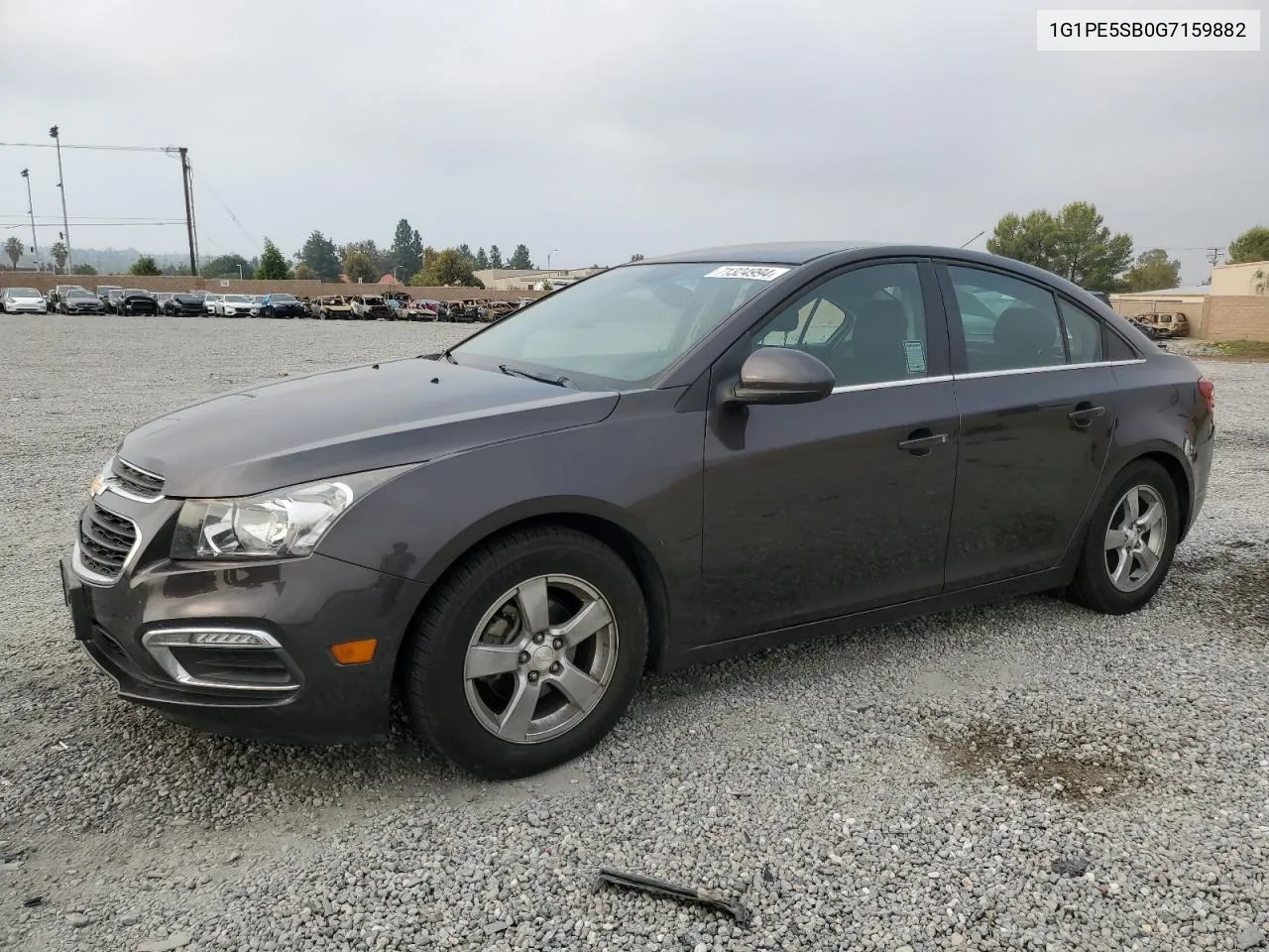 2016 Chevrolet Cruze Limited Lt VIN: 1G1PE5SB0G7159882 Lot: 71324994