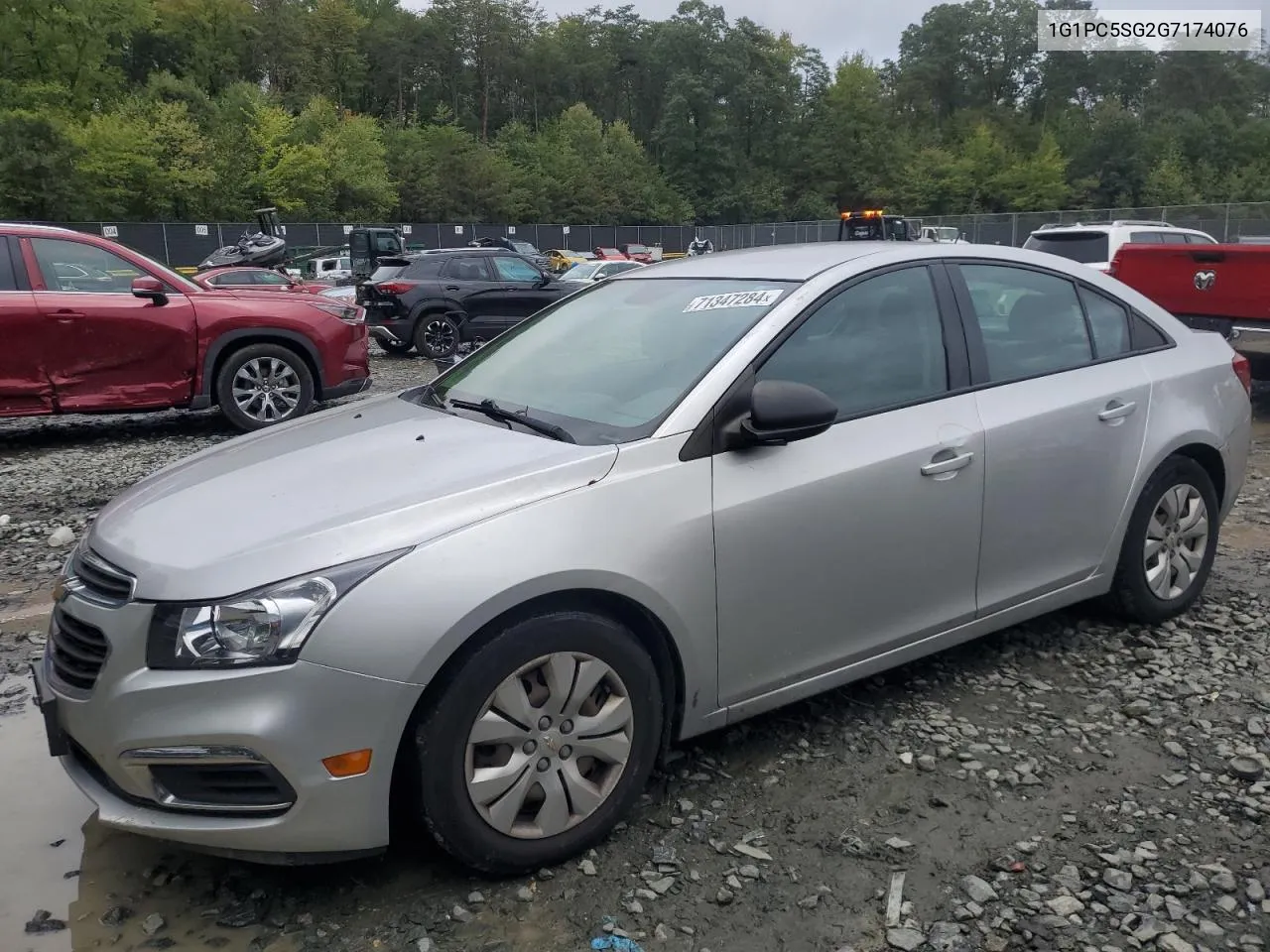 1G1PC5SG2G7174076 2016 Chevrolet Cruze Limited Ls