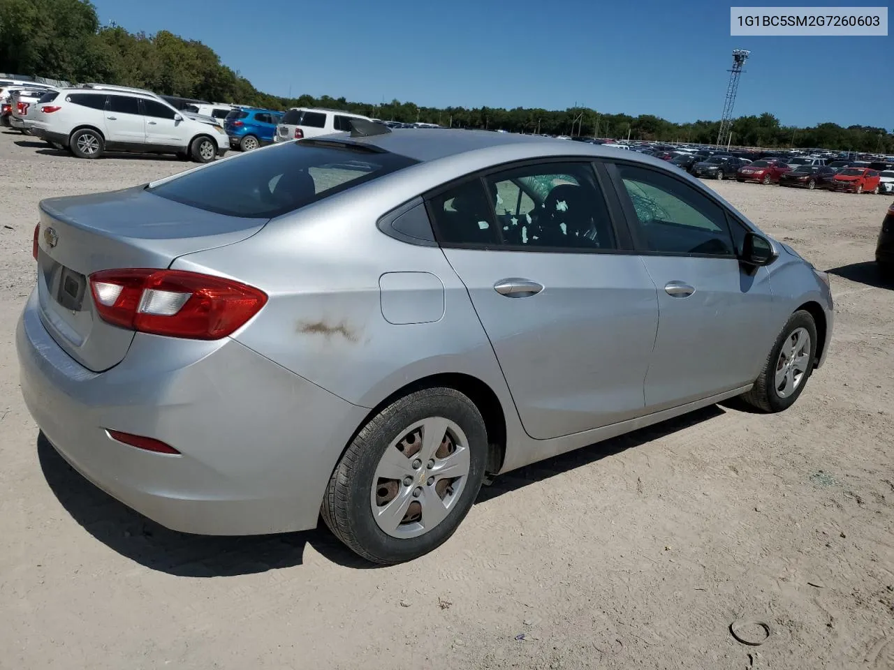 1G1BC5SM2G7260603 2016 Chevrolet Cruze Ls