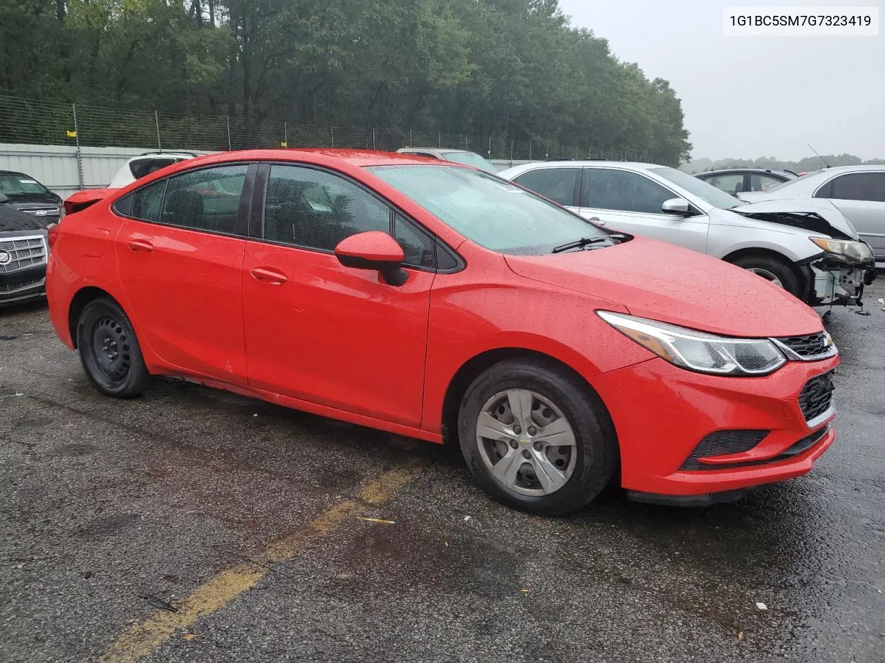 2016 Chevrolet Cruze Ls VIN: 1G1BC5SM7G7323419 Lot: 72004074