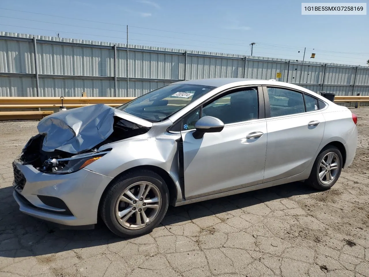 2016 Chevrolet Cruze Lt VIN: 1G1BE5SMXG7258169 Lot: 72024314