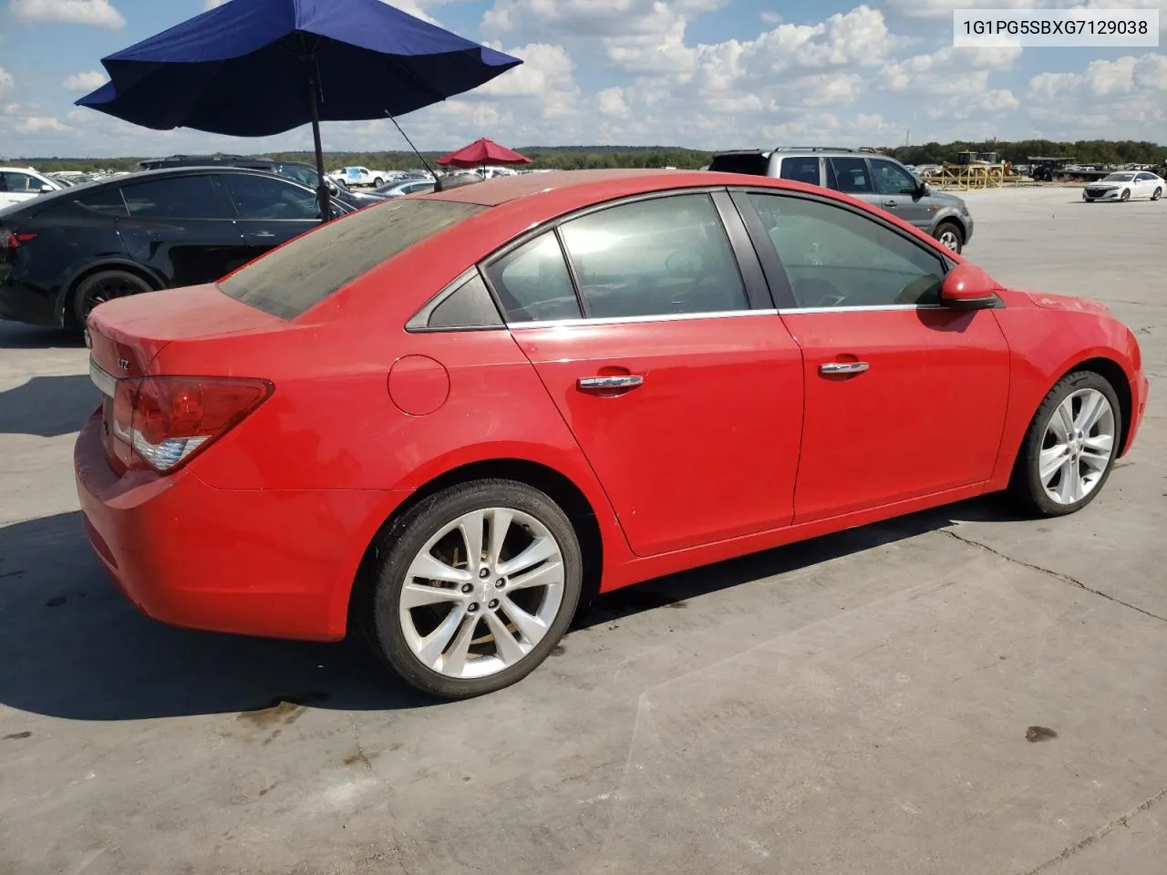 1G1PG5SBXG7129038 2016 Chevrolet Cruze Limited Ltz