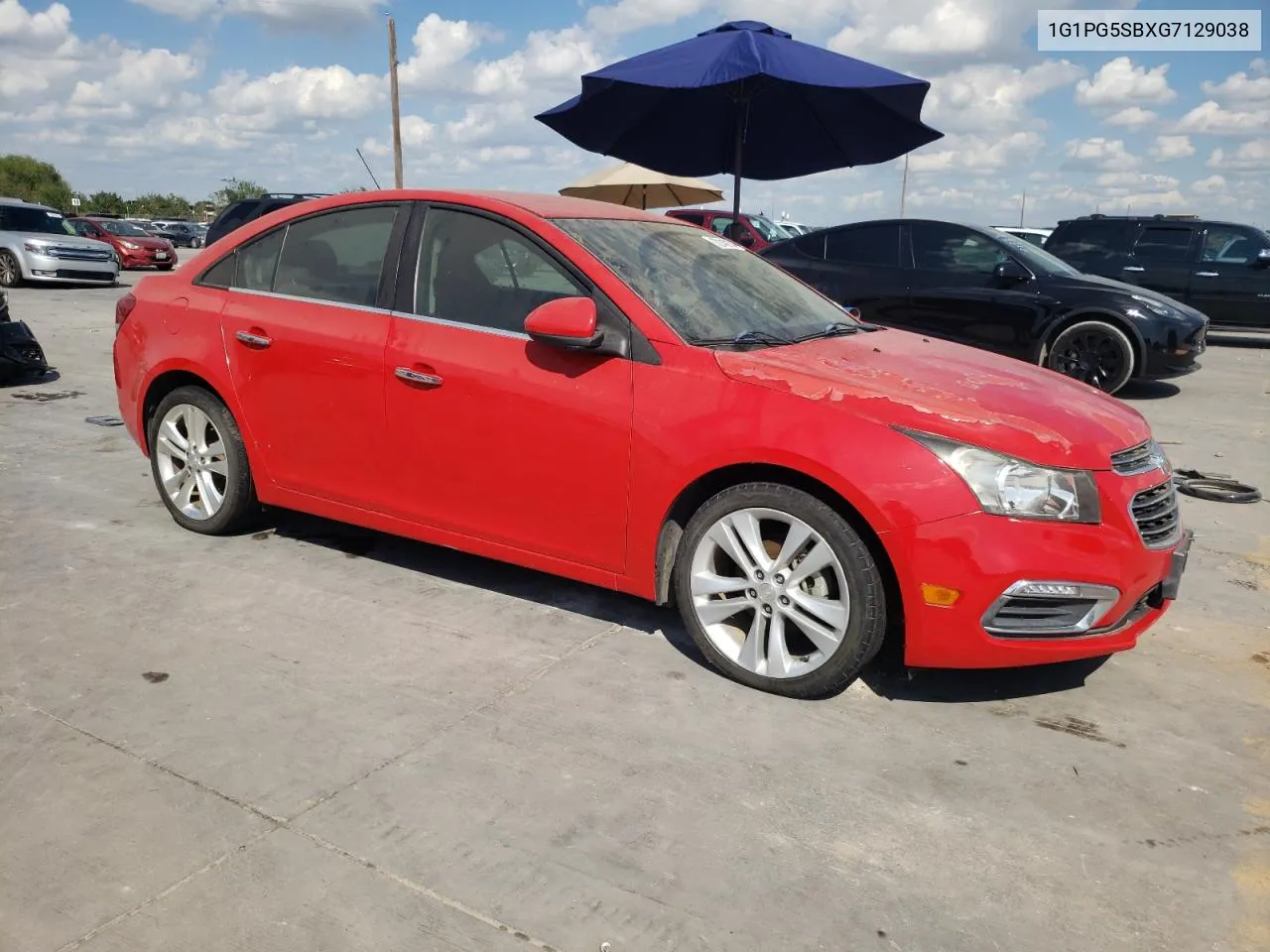 1G1PG5SBXG7129038 2016 Chevrolet Cruze Limited Ltz