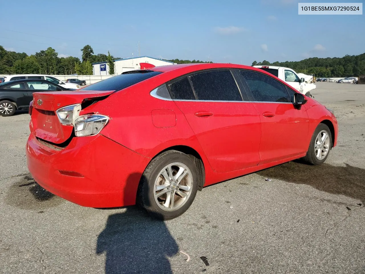 2016 Chevrolet Cruze Lt VIN: 1G1BE5SMXG7290524 Lot: 72156684