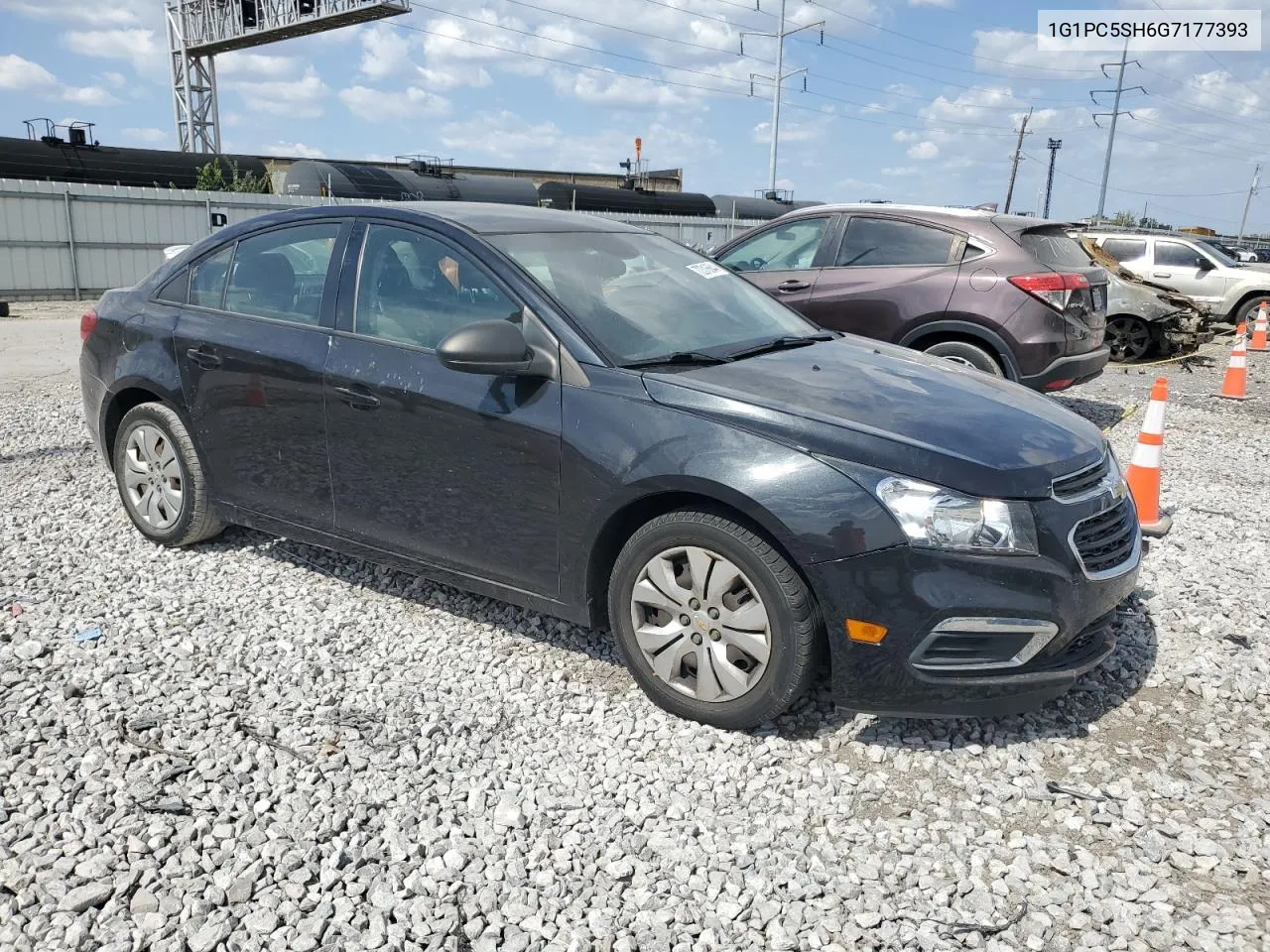 1G1PC5SH6G7177393 2016 Chevrolet Cruze Limited Ls