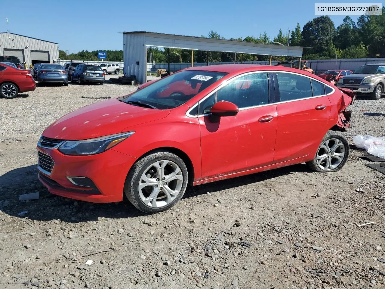 2016 Chevrolet Cruze Premier VIN: 1G1BG5SM3G7273817 Lot: 72397784