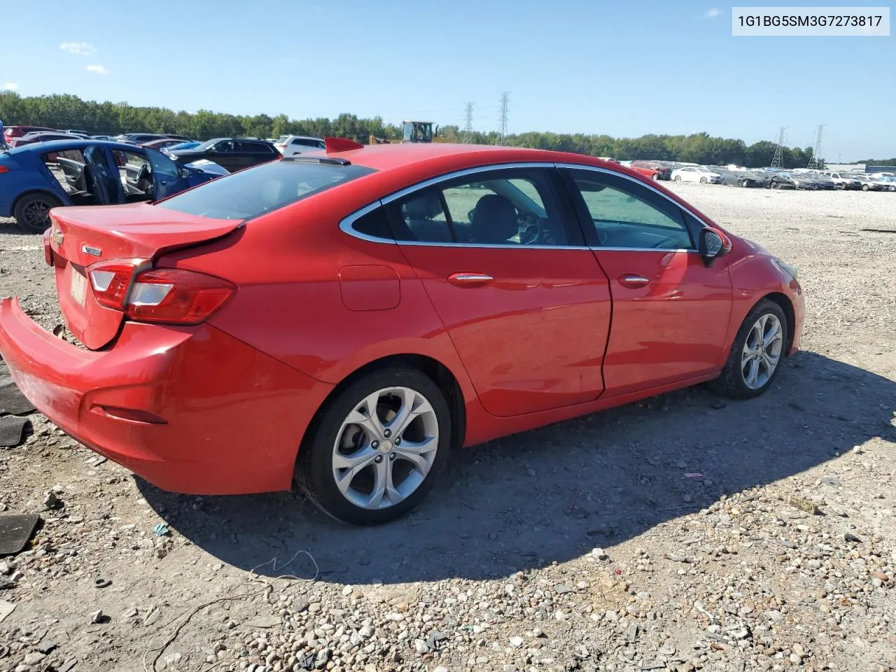 2016 Chevrolet Cruze Premier VIN: 1G1BG5SM3G7273817 Lot: 72397784