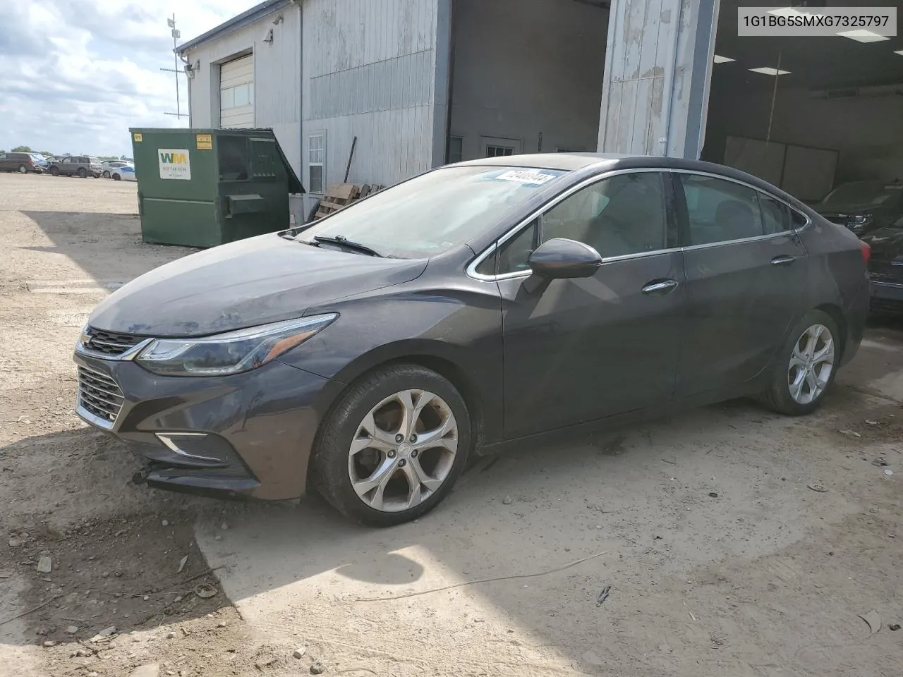 1G1BG5SMXG7325797 2016 Chevrolet Cruze Premier