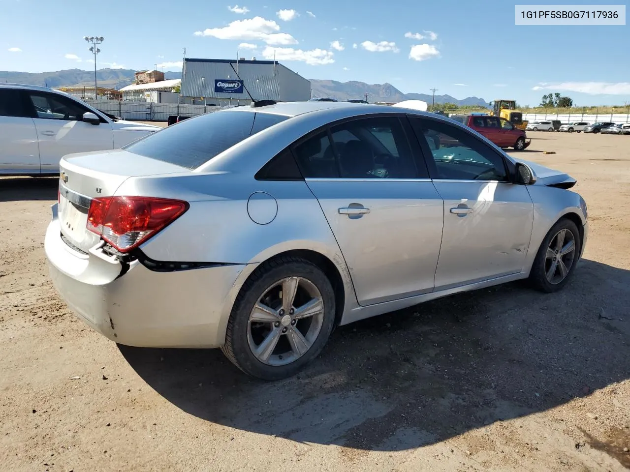 2016 Chevrolet Cruze Limited Lt VIN: 1G1PF5SB0G7117936 Lot: 72444084