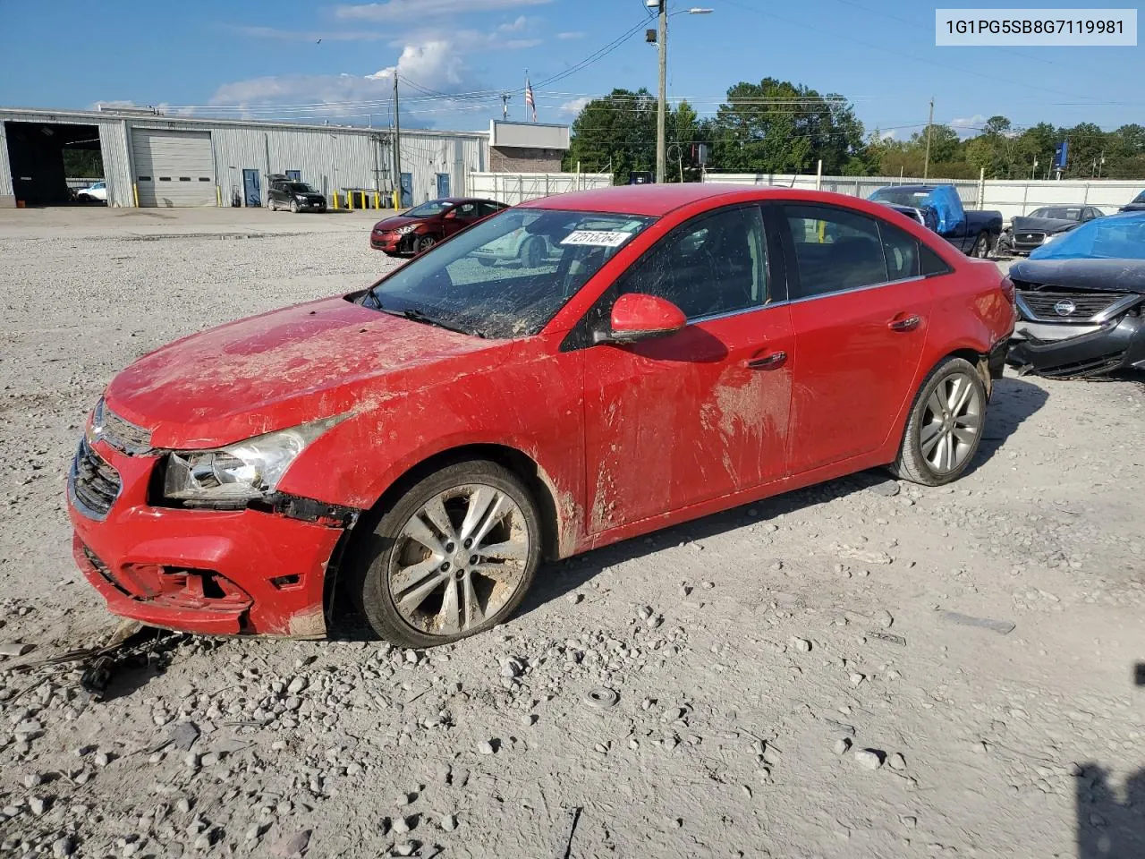 2016 Chevrolet Cruze Limited Ltz VIN: 1G1PG5SB8G7119981 Lot: 72515264