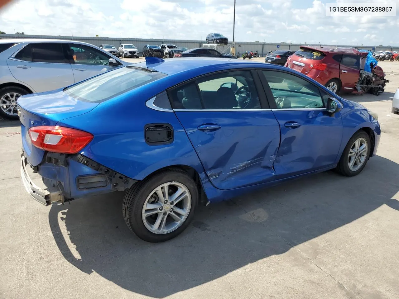 2016 Chevrolet Cruze Lt VIN: 1G1BE5SM8G7288867 Lot: 72657364