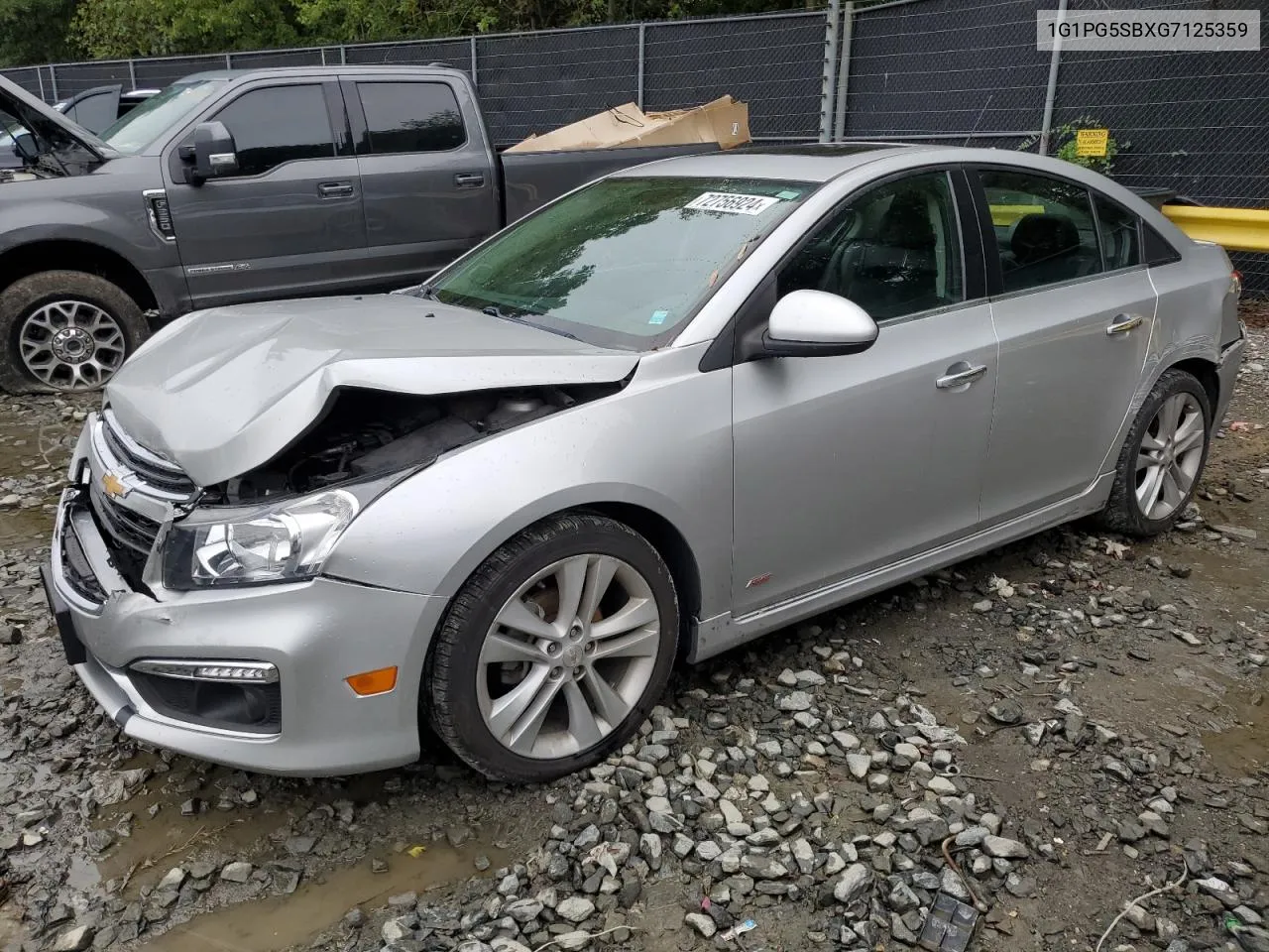 2016 Chevrolet Cruze Limited Ltz VIN: 1G1PG5SBXG7125359 Lot: 72756924