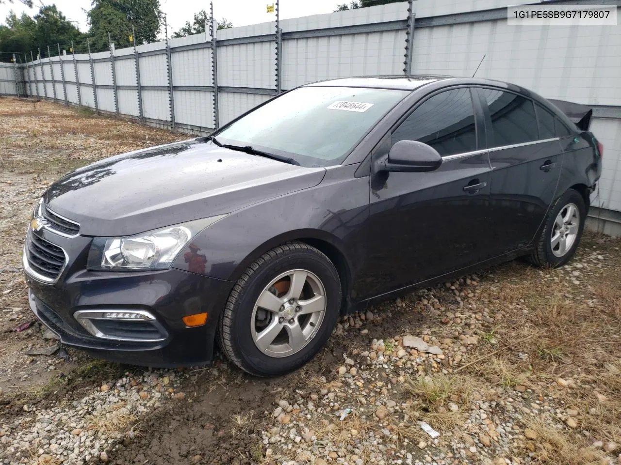 2016 Chevrolet Cruze Limited Lt VIN: 1G1PE5SB9G7179807 Lot: 73048644