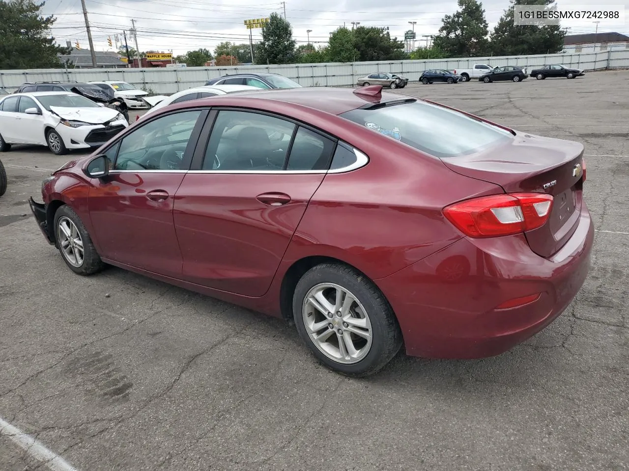 2016 Chevrolet Cruze Lt VIN: 1G1BE5SMXG7242988 Lot: 73225234