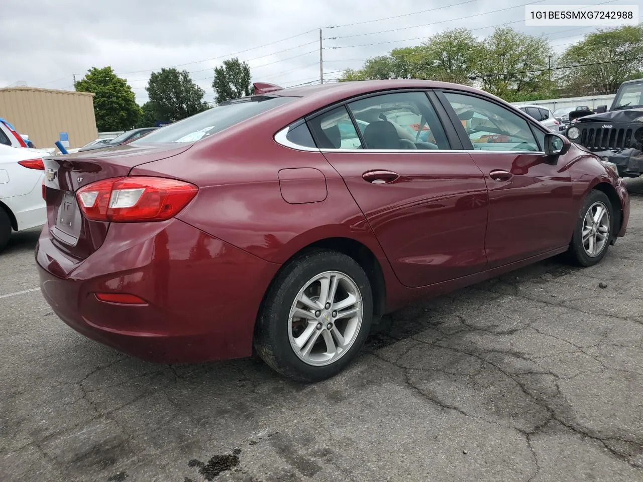 2016 Chevrolet Cruze Lt VIN: 1G1BE5SMXG7242988 Lot: 73225234