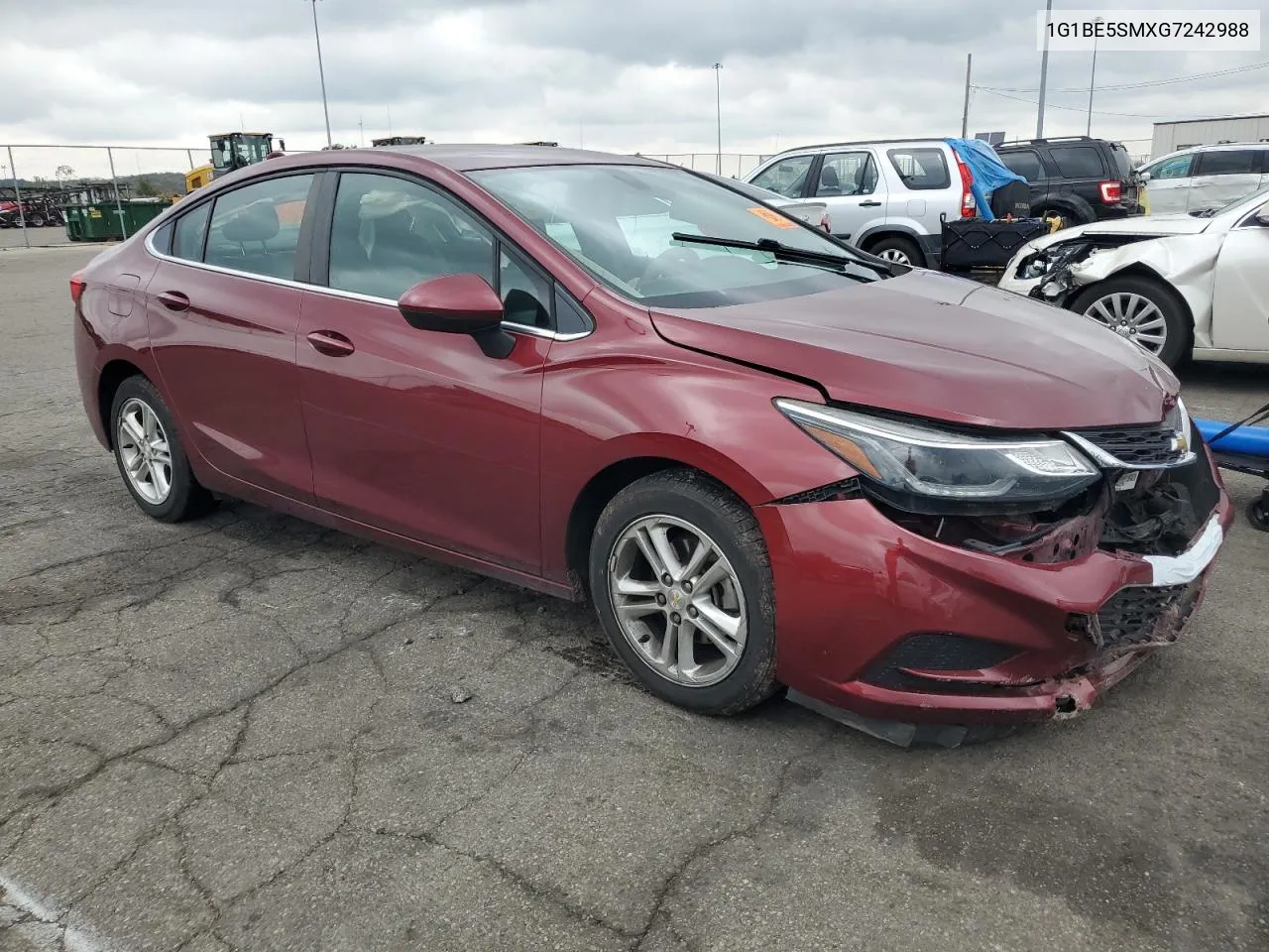 1G1BE5SMXG7242988 2016 Chevrolet Cruze Lt