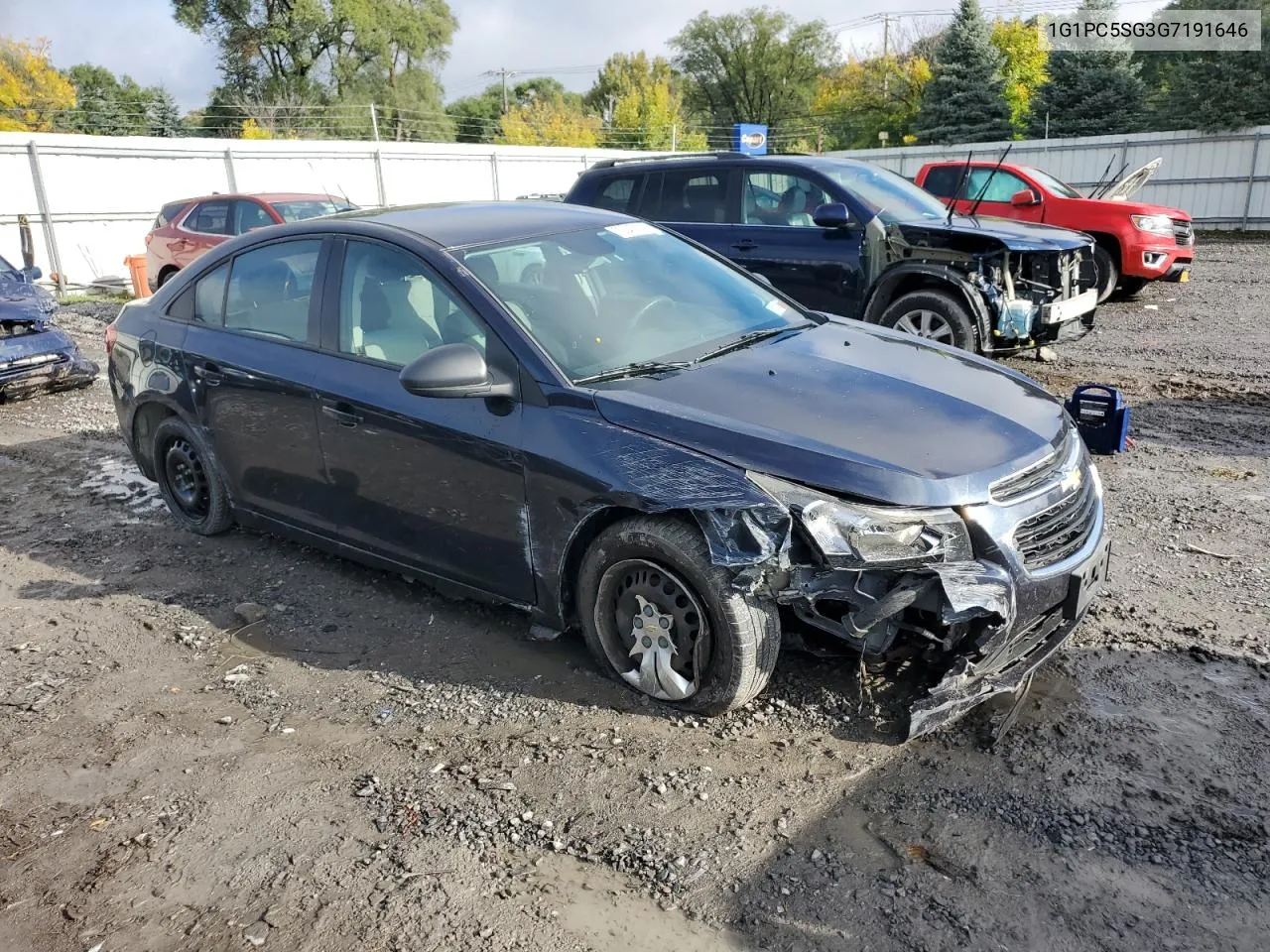 2016 Chevrolet Cruze Limited Ls VIN: 1G1PC5SG3G7191646 Lot: 73346124