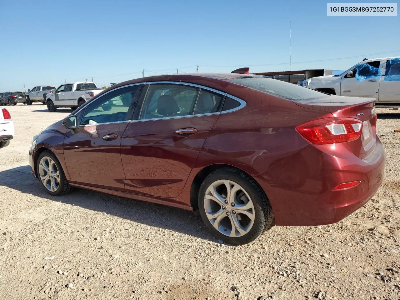 2016 Chevrolet Cruze Premier VIN: 1G1BG5SM8G7252770 Lot: 73754194