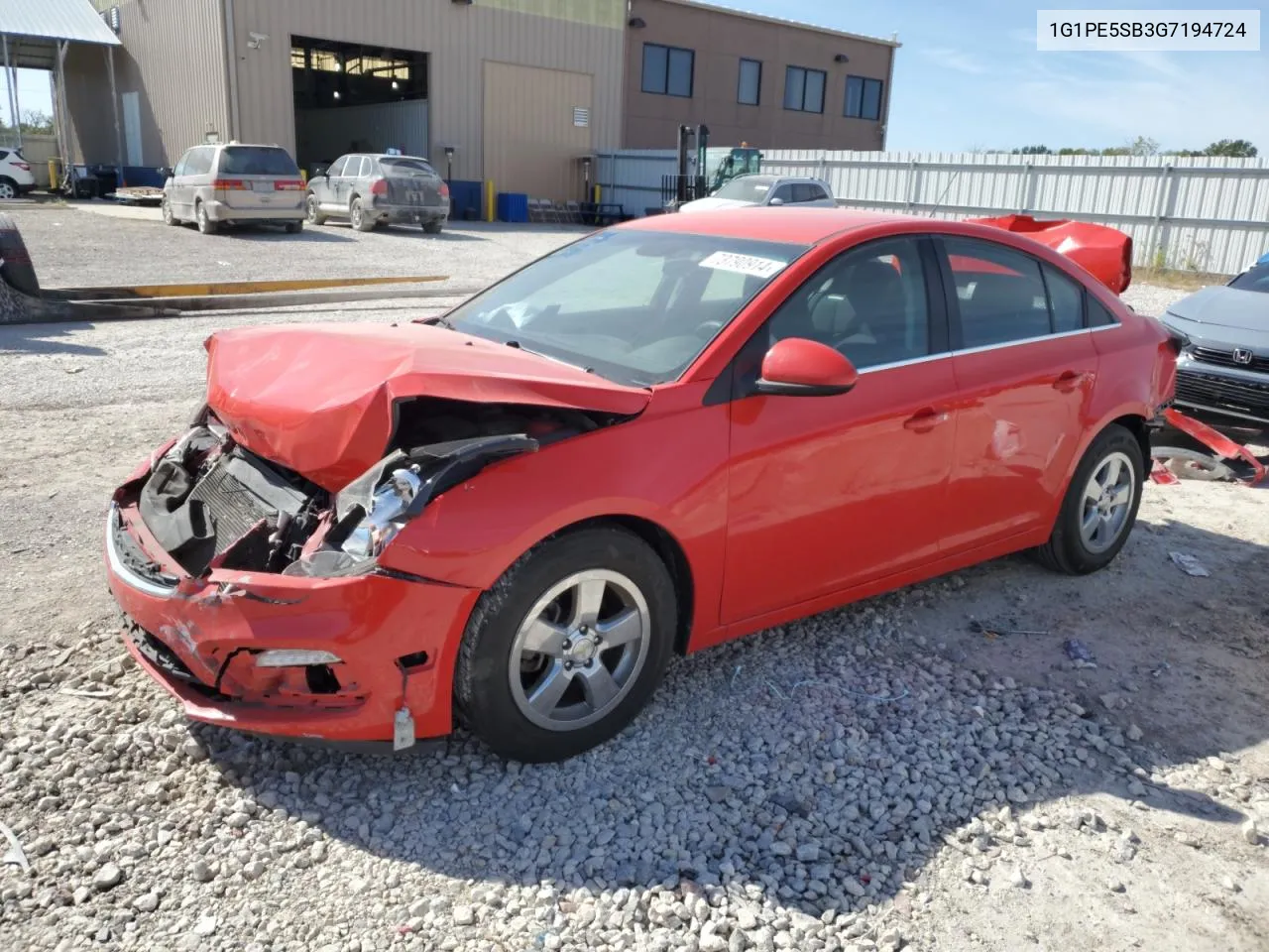 2016 Chevrolet Cruze Limited Lt VIN: 1G1PE5SB3G7194724 Lot: 73790914