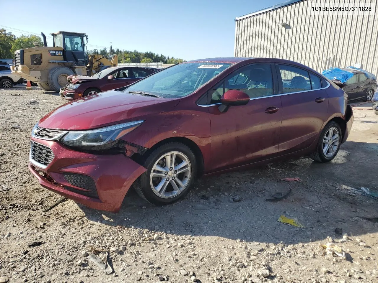 2016 Chevrolet Cruze Lt VIN: 1G1BE5SM5G7311828 Lot: 74060894