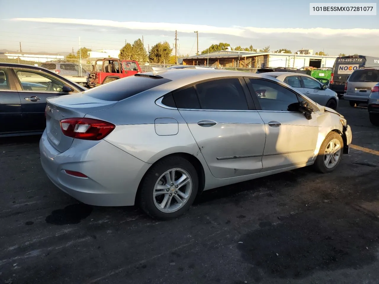 2016 Chevrolet Cruze Lt VIN: 1G1BE5SMXG7281077 Lot: 74307424