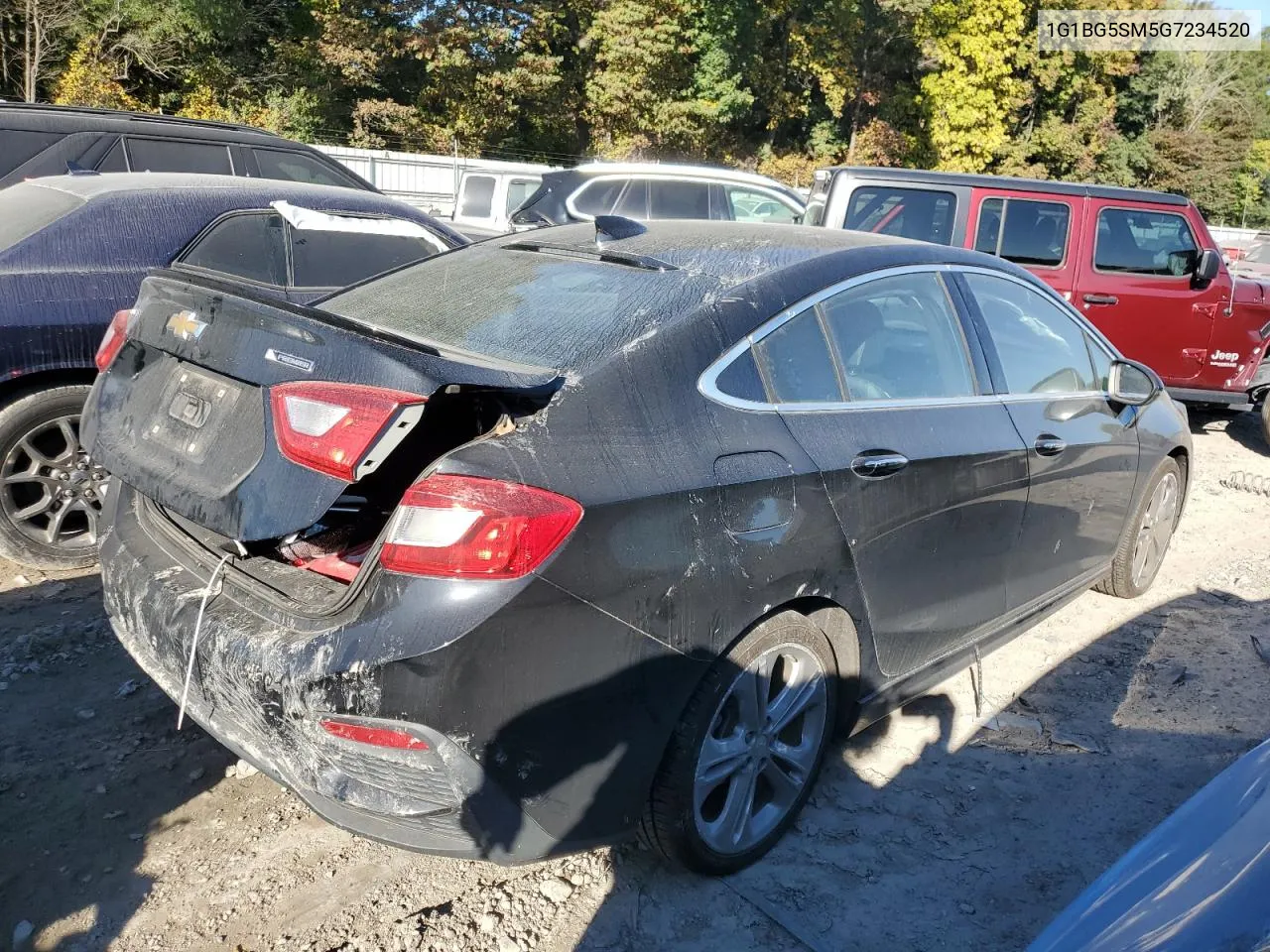 2016 Chevrolet Cruze Premier VIN: 1G1BG5SM5G7234520 Lot: 74437424