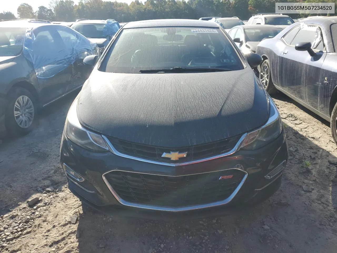 2016 Chevrolet Cruze Premier VIN: 1G1BG5SM5G7234520 Lot: 74437424