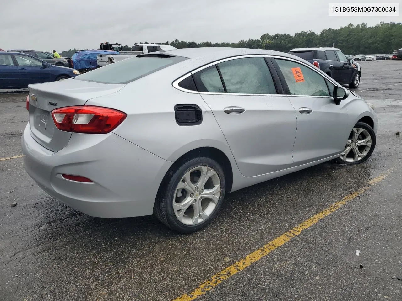 2016 Chevrolet Cruze Premier VIN: 1G1BG5SM0G7300634 Lot: 74542474