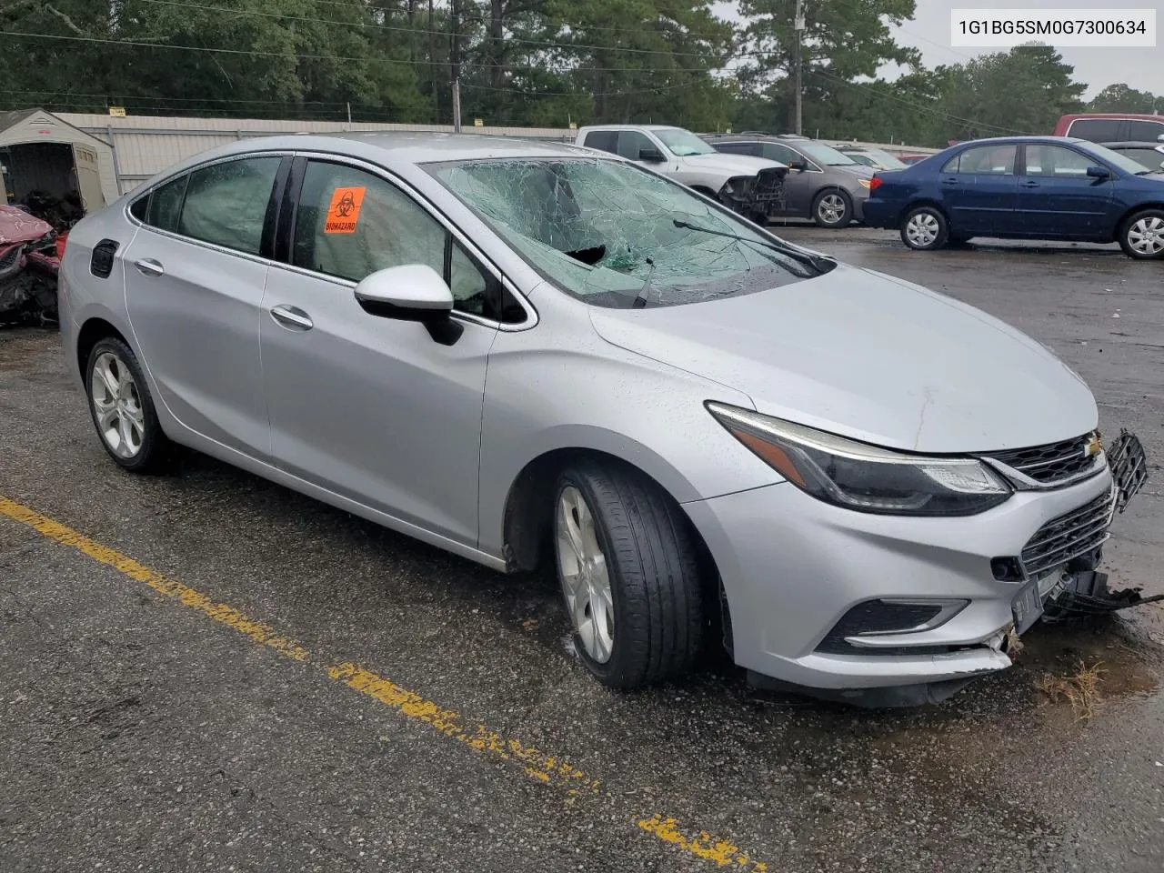 2016 Chevrolet Cruze Premier VIN: 1G1BG5SM0G7300634 Lot: 74542474