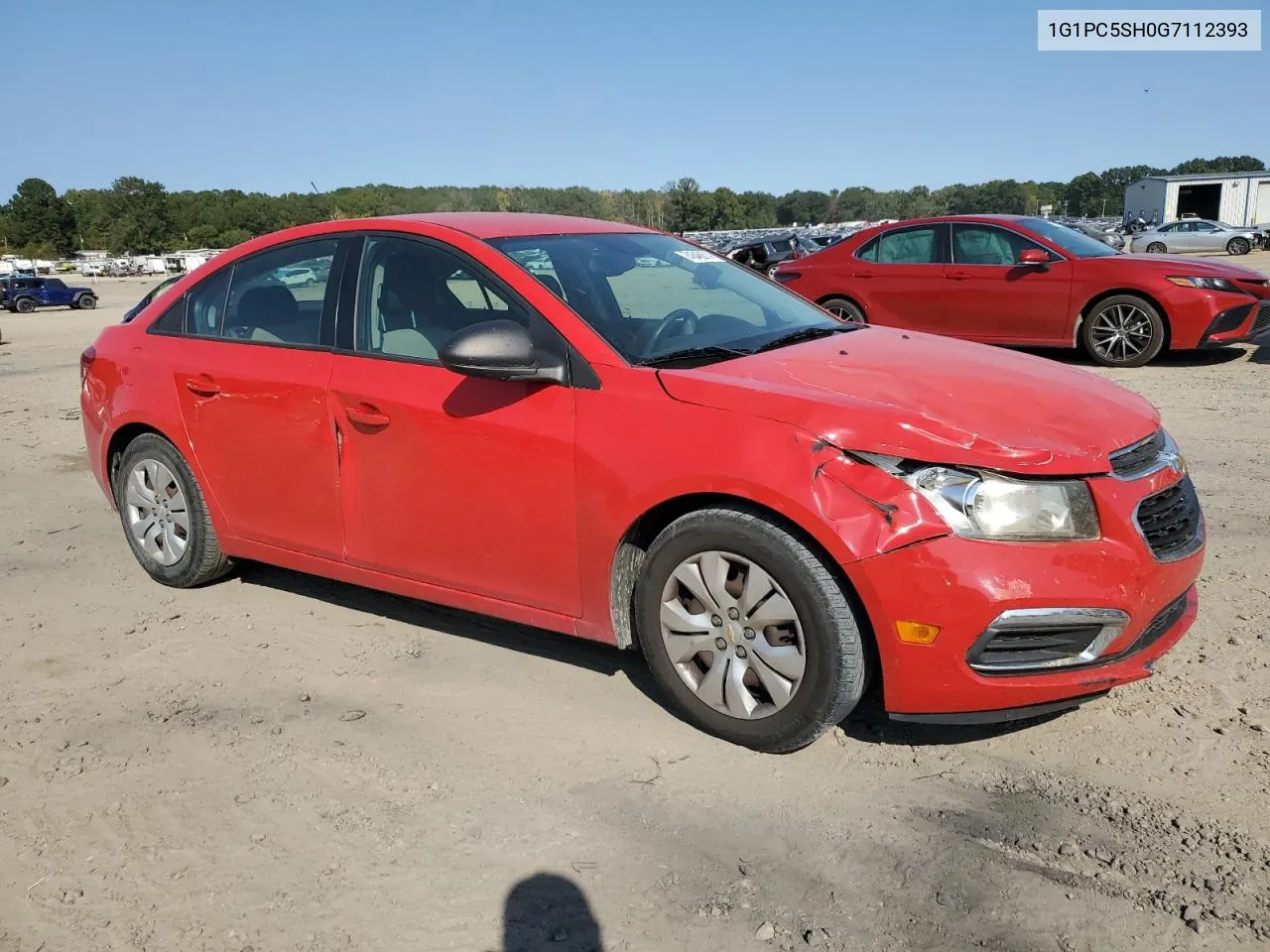 2016 Chevrolet Cruze Limited Ls VIN: 1G1PC5SH0G7112393 Lot: 74546874