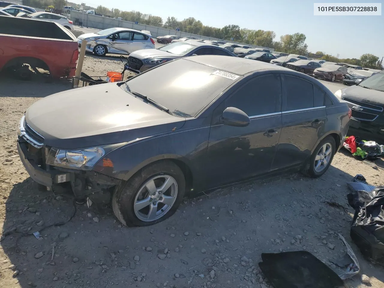 2016 Chevrolet Cruze Limited Lt VIN: 1G1PE5SB3G7228838 Lot: 74788354