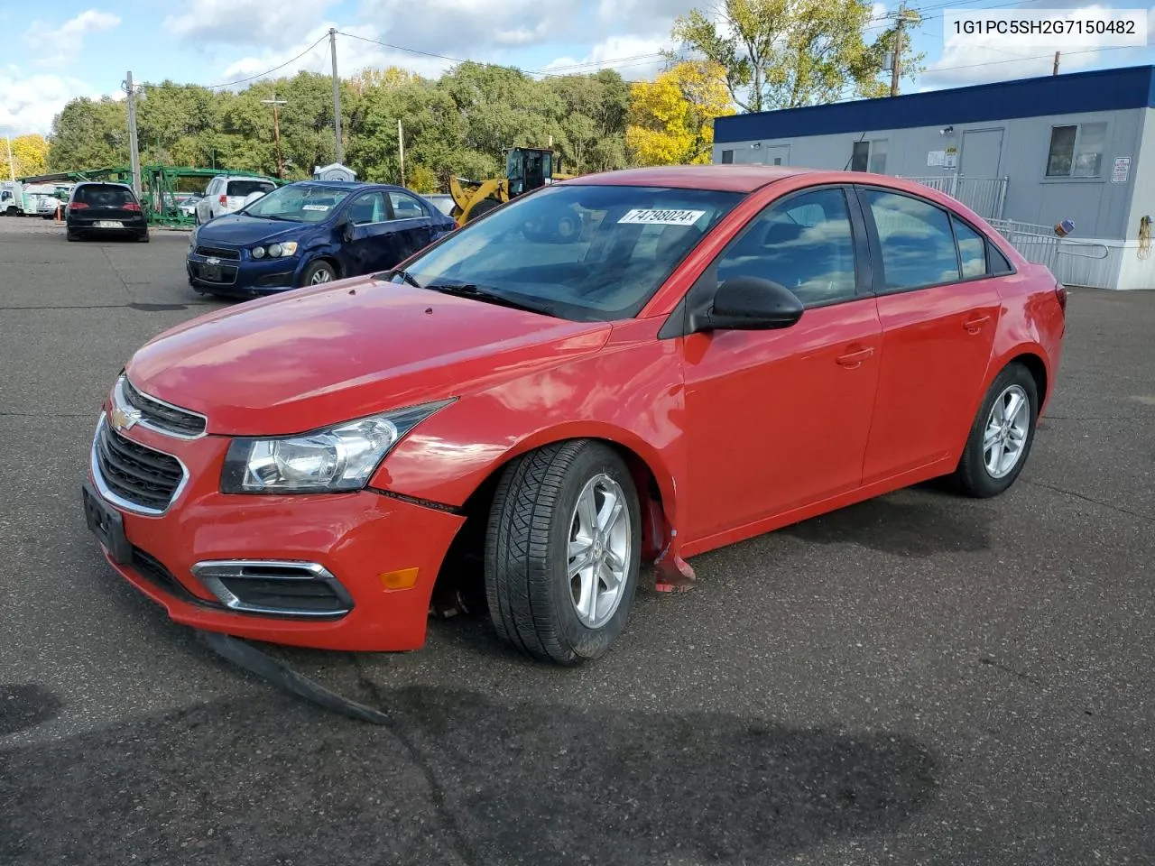 2016 Chevrolet Cruze Limited Ls VIN: 1G1PC5SH2G7150482 Lot: 74798024