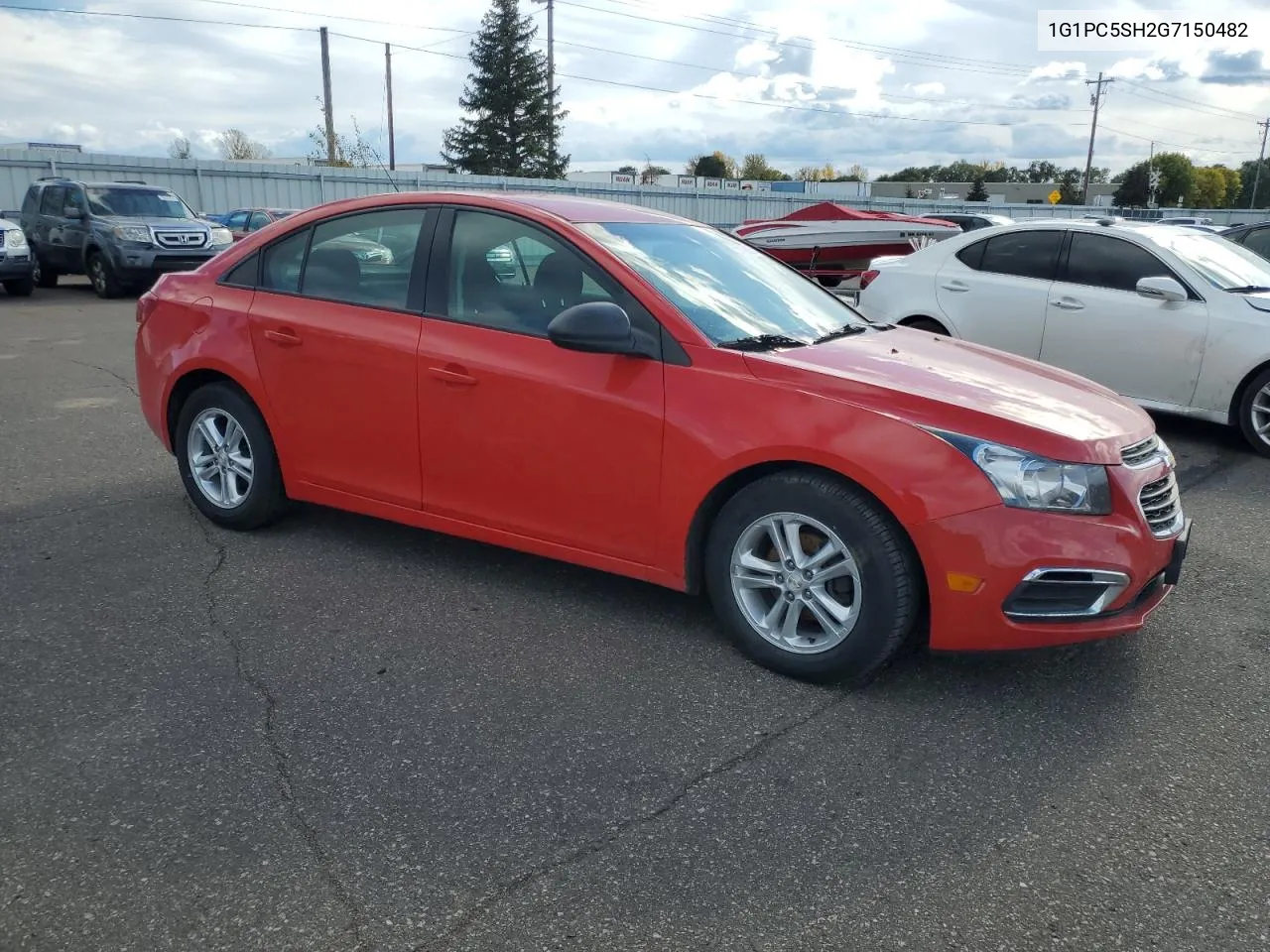 2016 Chevrolet Cruze Limited Ls VIN: 1G1PC5SH2G7150482 Lot: 74798024