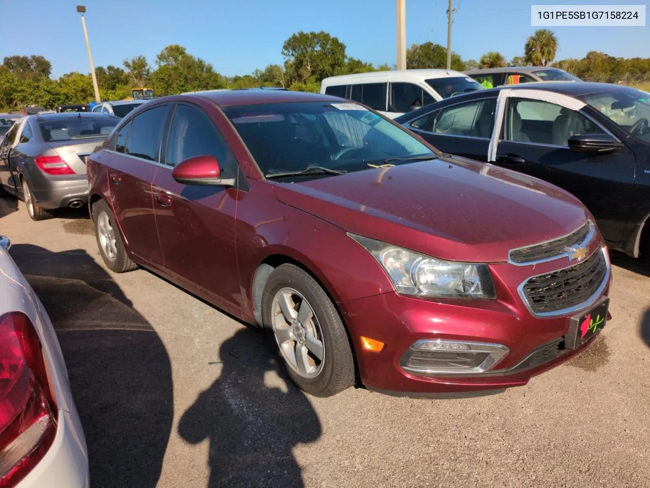 1G1PE5SB1G7158224 2016 Chevrolet Cruze Limited Lt