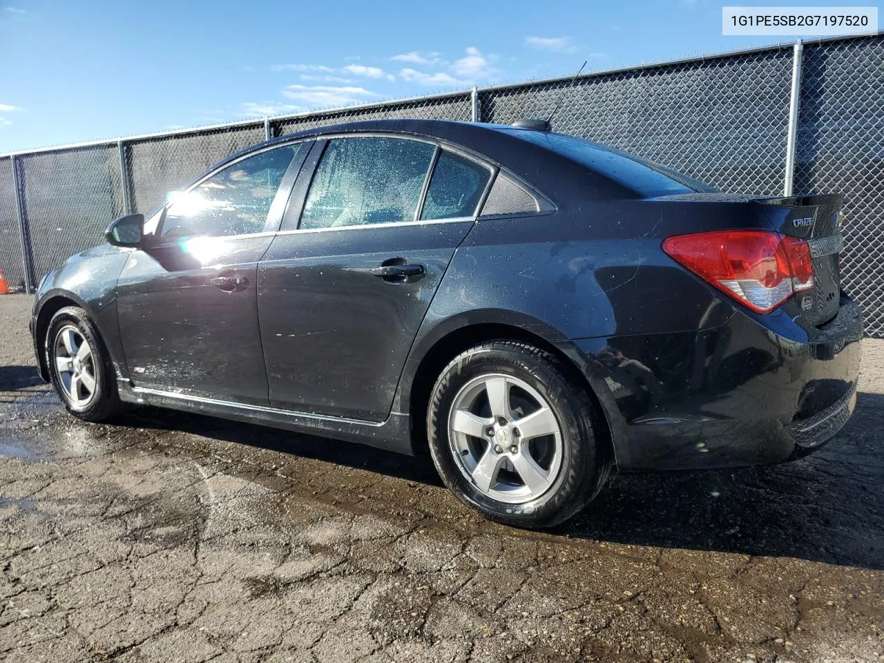 2016 Chevrolet Cruze Limited Lt VIN: 1G1PE5SB2G7197520 Lot: 75004714