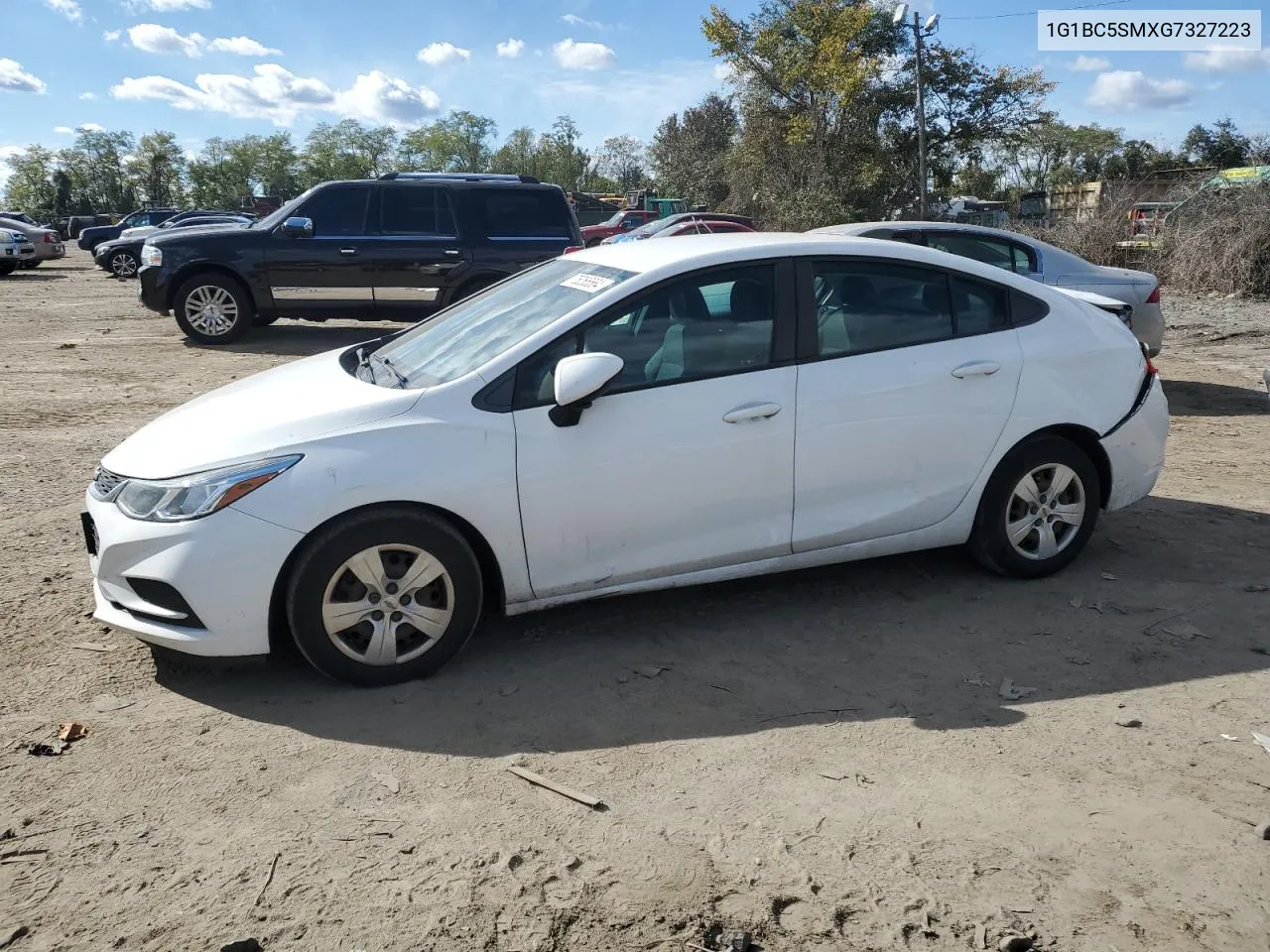 2016 Chevrolet Cruze Ls VIN: 1G1BC5SMXG7327223 Lot: 75265564