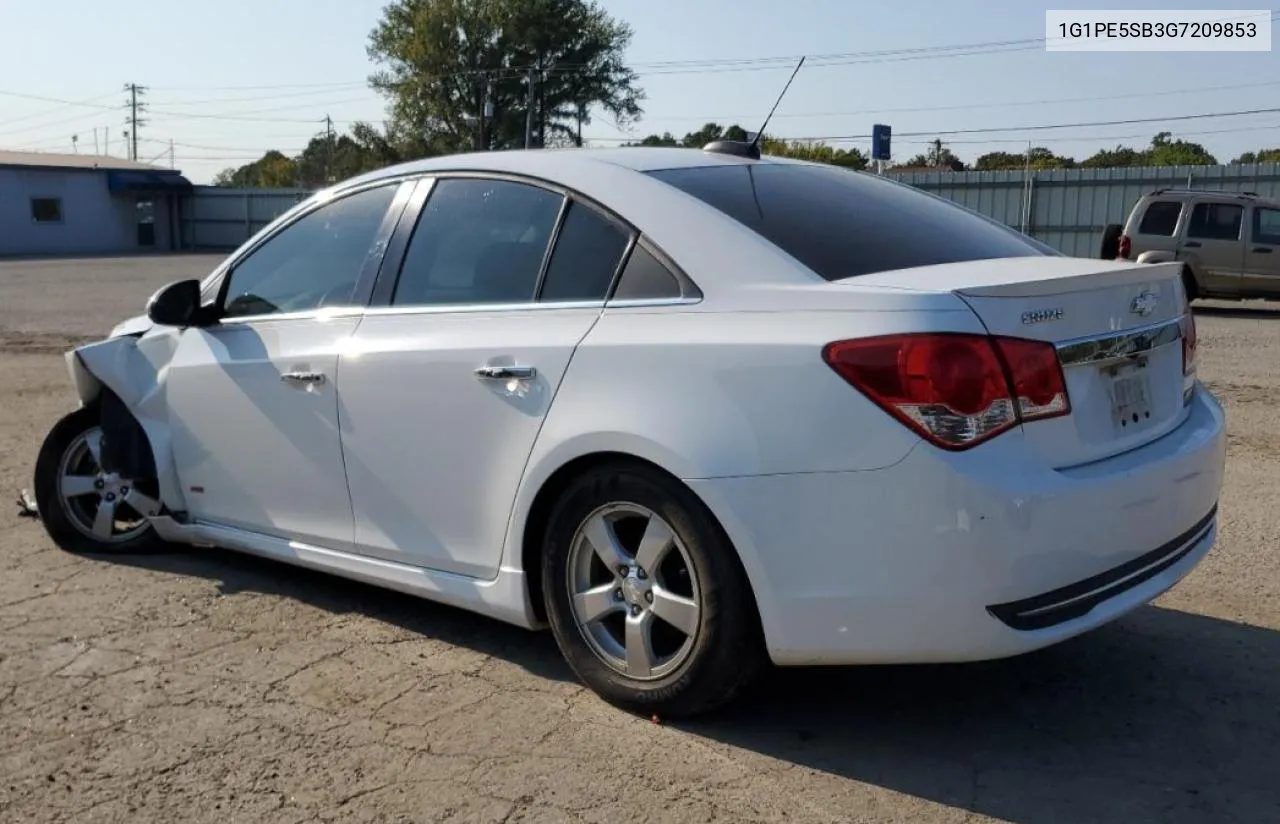 2016 Chevrolet Cruze Limited Lt VIN: 1G1PE5SB3G7209853 Lot: 75509354