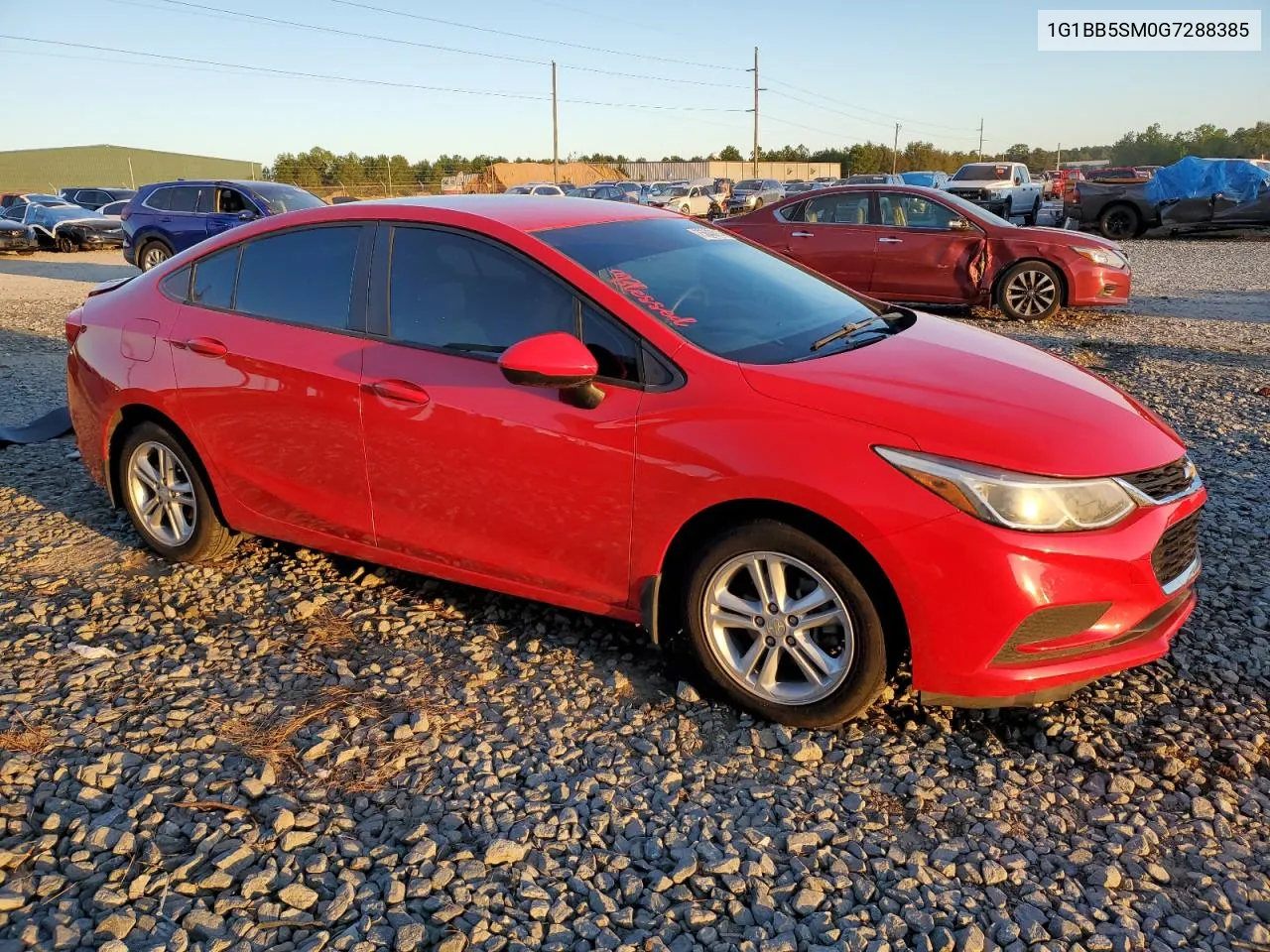 2016 Chevrolet Cruze Ls VIN: 1G1BB5SM0G7288385 Lot: 75648614