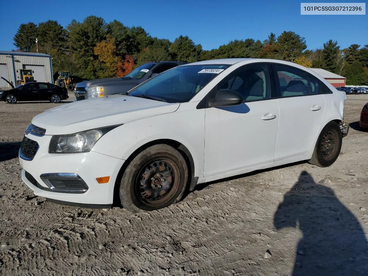 2016 Chevrolet Cruze Limited Ls VIN: 1G1PC5SG3G7212396 Lot: 75978024