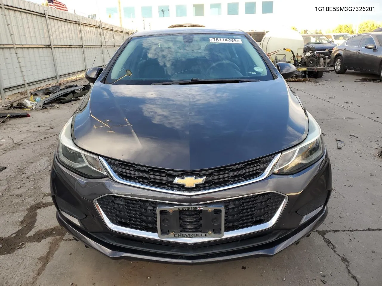 2016 Chevrolet Cruze Lt VIN: 1G1BE5SM3G7326201 Lot: 76114394