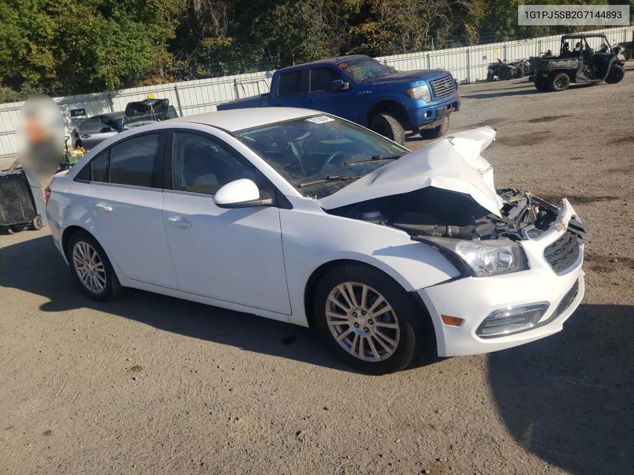 2016 Chevrolet Cruze Limited Eco VIN: 1G1PJ5SB2G7144893 Lot: 76138394