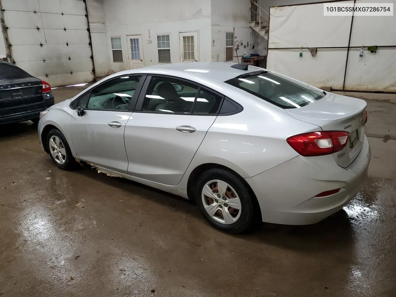 2016 Chevrolet Cruze Ls VIN: 1G1BC5SMXG7286754 Lot: 76172274