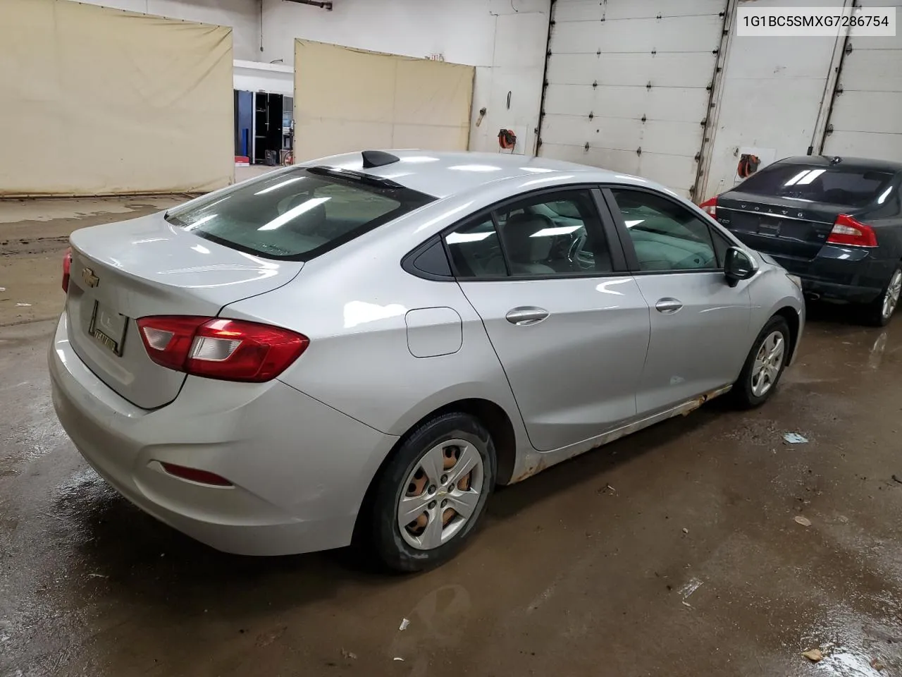 2016 Chevrolet Cruze Ls VIN: 1G1BC5SMXG7286754 Lot: 76172274