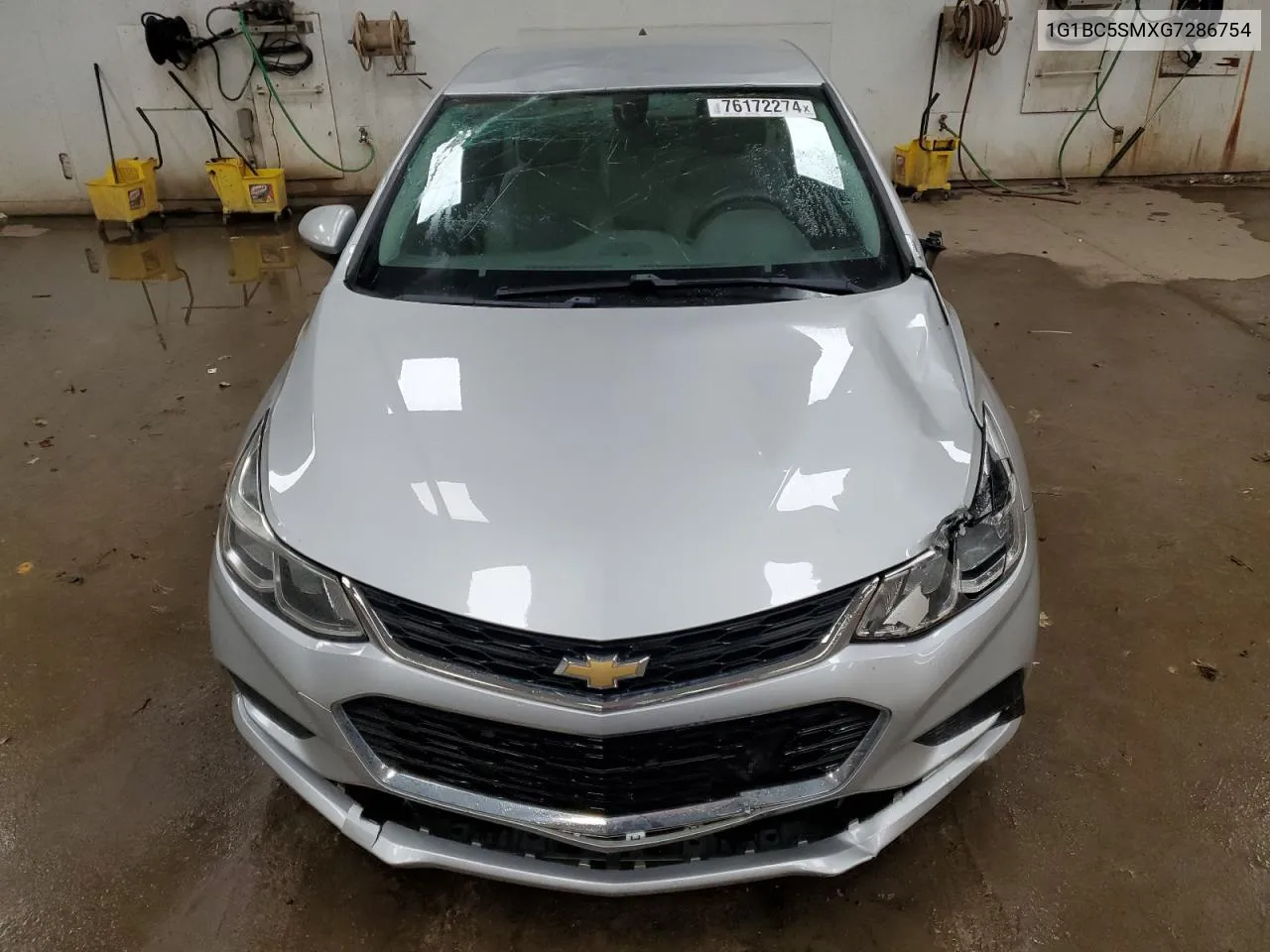 2016 Chevrolet Cruze Ls VIN: 1G1BC5SMXG7286754 Lot: 76172274